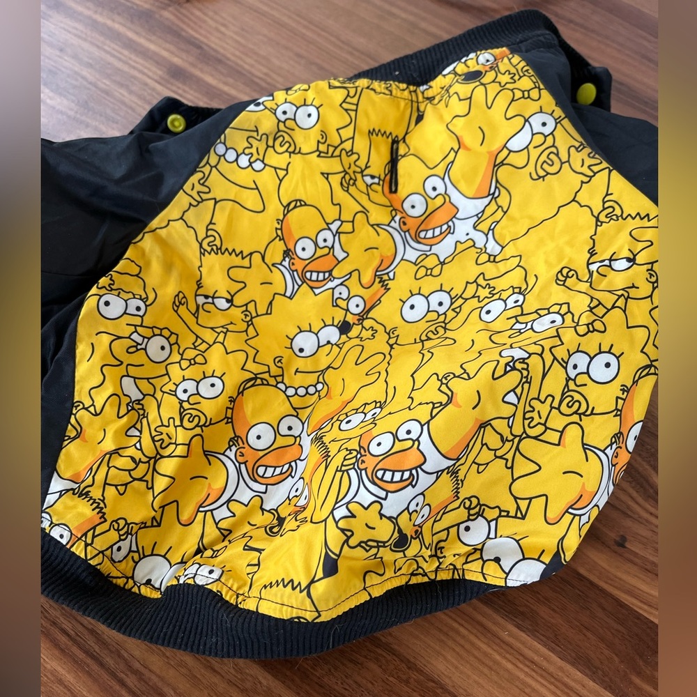 Simpsons Dog Jacket for approx a 20 lbs dog please see pictures gently used